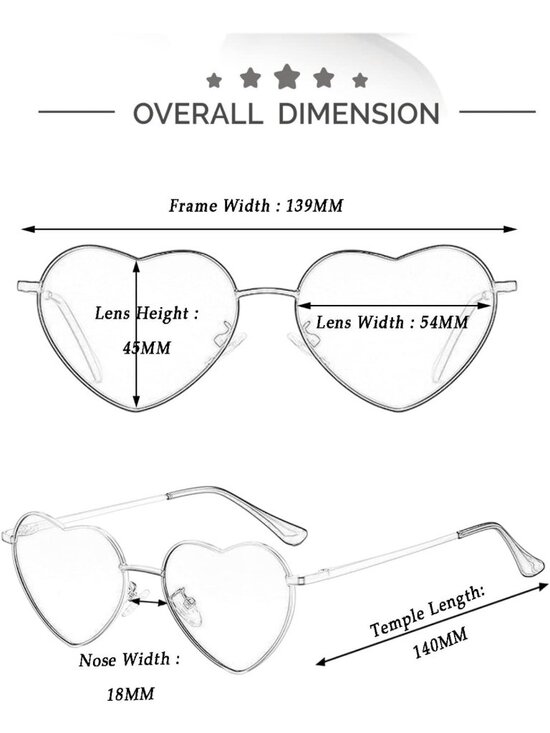 Chic Polarized Heart Sunglasses for Women | Metal Frame, UV400 Protection